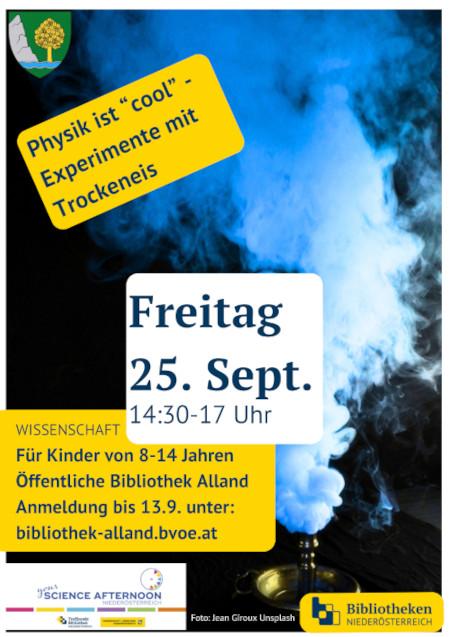 Plakat: Science Afternoon