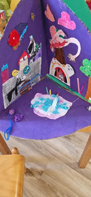 32 Kinder - 2 Klassen - viele Bibliotheksbesuche - 1 Kunstwerk